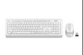 A4 TECH FG1010 Q 2.4 GHZ USB BEYAZ KLAVYE+MOUSE KABLOSUZ SET - 2