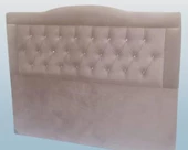 Başlık 90308 DK Çift Kişilik 140 lık Tay Tüyü Kumaş Kapitoneli Sütlü Kahve Renk ElYapım - 2
