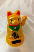 Maneki Neko Feng Shui Bereket Şans Mutluluk Çağıran Şans Kedisi Solar Panelli Hareketli Pati Maneki Neko Feng Shui thumbnail 4
