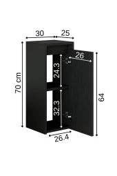 ROOMART Suntalam 70 X 25 Cm Banyo Boy Dolabı - 2