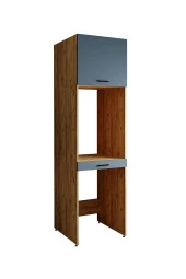 ROOMART Çamaşır Ve Kurutma Makinesi Dolabı+üst Dolabı 67x240 Cm thumbnail 4