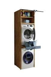 ROOMART Çamaşır Ve Kurutma Makinesi Dolabı+üst Dolabı 67x240 Cm thumbnail 5