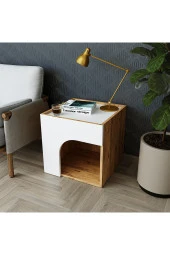 ROOMART Rıno Kedi Köpek Evi , Yuvası , Kulübesi - Kahve Sehpası - 4