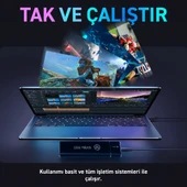 NPO DK02 NVMe M.2 900/1000Mb/s 512GB USB-A/Type-C Kablolu Taşınabilir Harici SSD thumbnail 4