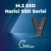 NPO DK02 NVMe M.2 900/1000Mb/s 1TB USB-A/Type-C Kablolu Taşınabilir Harici SSD - 5