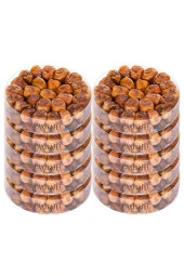 Medine Cassim Kasim Sukkari Rutab Duble Taze -Yaş Hurma 5KG Tabak Hurma Yumuşak 10 Paket Set thumbnail 1