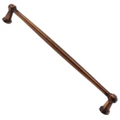 Sütun Düz Metal 224 mm Eskitme Antik Bakır Mobilya Mutfak Çekmece Dolap Dolabı Kulpu Kulbu Kulpları - 7