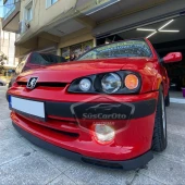 Peugeot 106 1991-2004 Uyumlu Üniversal Laguna Lip Esnek Ön Lip 2 Parça Tampon Altı Dil Karlık Ön Ek - 2