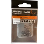 Savage Gear Split Rings SS+BLN 10+10 Halka (20'li Paket) - 1