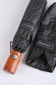 Marlux Geometrik Vakko Desen Ahşap Saplı Tam Otomatik Premium Lüks Kadın Şemsiye M21MAR1002LR001 thumbnail 2