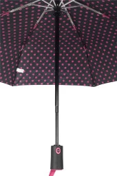 Marlux Siyah Pembe Puantiyeli Tam Otomatik  Kadın Şemsiye M21MAR710R002 thumbnail 7