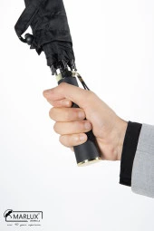 Marlux 8+8 Telli Rüzgara Ekstra Dayanıklı Büyük Prokol Otomatik Şemsiye Siyah Askılı Taşıma Kılıfı 1005NEW - 7