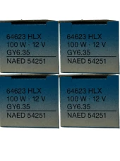 Osram 64623 HLX 100W 12V GY6.35 Duylu EVA Halojen Ampul (4 Adet) - 1