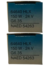 Osram 64640 150W 24V G6.35 Duylu FCS Halojen Ampul (2 Adet) - 1