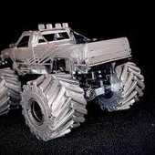 DIY 3D Metal Puzzle Monster Truck Hediyelik Maket 14+Yaş - 4