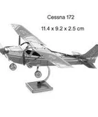 DIY 3D Metal Puzzle Senna Skyhawk Uçak Hediyelik Maket 14+ Yaş - 2