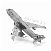 DIY 3D Metal Puzzle Boeing 747 Yolcu Uçağı Hediyelik Maket 14 yaş - 4