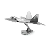 DIY 3D Metal Puzzle F22 Raptor Savaş Uçağı Hediyelik Maket 14+ Yaş - 3