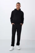TOMMY LIFE Klasik Cep Fermuarlı Siyah Erkek Eşofman Alt T06er-84669 T06ER-84669 - 1