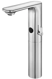 ECA Compact Fotoselli Yüksek Tip Lavabo Bataryası Pilli 108108036 Çift Su Girişli - 1