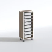 Kenzlife sepetli mutfak dolabı ruberu crd 110x45x30 banyo oyuncak çamaşır beyaz 8 li sepet thumbnail 3