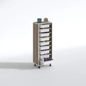 Kenzlife sepetli mutfak dolabı ruberu crd 122x45x30 banyo oyuncak çamaşır beyaz 9 lu sepet thumbnail 2