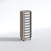 Kenzlife sepetli mutfak dolabı ruberu crd 134x45x30 banyo oyuncak çamaşır beyaz 10 lu sepet thumbnail 3