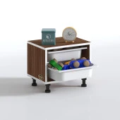 Kenzlife sepetli mutfak dolabı ruberu cvz 038x45x30 banyo oyuncak çamaşır beyaz 2 li sepet thumbnail 2