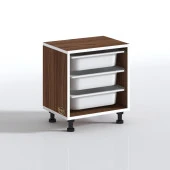 Kenzlife sepetli mutfak dolabı ruberu cvz 050x45x30 banyo oyuncak çamaşır beyaz 3 lü sepet thumbnail 3