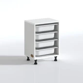 Kenzlife sepetli mutfak dolabı ruberu byz 062x45x30 banyo oyuncak çamaşır beyaz 4 lü sepet thumbnail 3