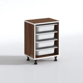 Kenzlife sepetli mutfak dolabı ruberu cvz 062x45x30 banyo oyuncak çamaşır beyaz 4 lü sepet thumbnail 3