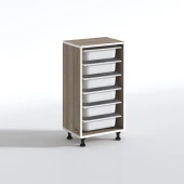 Kenzlife sepetli mutfak dolabı ruberu crd 086x45x30 banyo oyuncak çamaşır beyaz 6 lı sepet thumbnail 3