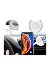 61333  Jel Ped Yapışkanlı Araç Telefon Tutucu Kaydırmaz Yıkanabilir Silikon Nano Gel Pad - 2