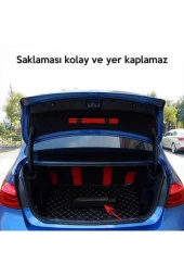 Polham Çantalı Araç Ön Cam Güneşlik Şemsiyesi 145cm 79cm Araç Güneş Koruyucu - 4