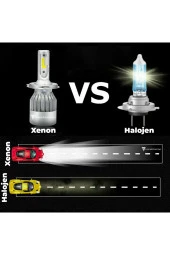 11148 Toyota Corolla 2004-2012 Şimşek Etkili Kısa Led Xenon Far Ampulü - 2