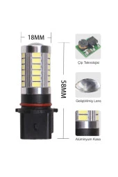 14220  Renault Clio Led Sinyal Lambası Psx24w P13w Led Ampul - 3