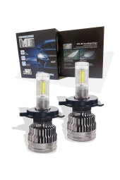 11012 Led 360 M8 H4 Full Power Csp 360° Led Xenon Far Ampulü 100 Canbus 12000lm - 2