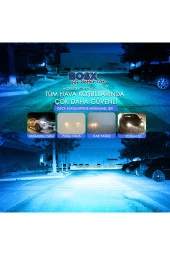 11178 Bosx Iceblue Buz Mavi Led Xenon Far Ampulü 4400lm 9006 - 2