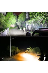 41060  420w 115 Cm Çift Sıra 5 Modlu Turuncu Beyaz Off Road Led Bar - 3