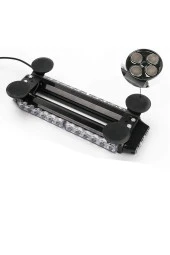 41084  Çakar Lamba Çift Taraflı 30 Led Mavi-Kırmızı 12-24v - 3