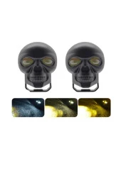41556-A2 Skull Head Özel Tasarım Off Road Sis Lambası 2 Adet - 2