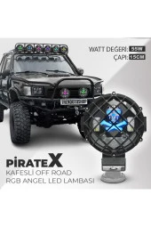 41545 Pirate(X) RGB Off Road Kafesli X Angel Led Projektör Lamba - 1