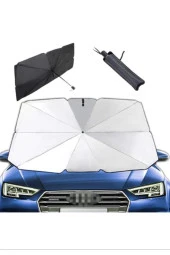 Araba Gunes Golge Koruyucu Semsiye Oto On Cam Guneslık - 1
