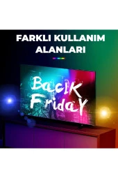 21150 Rgb Mıknatıslı Dokunmatik Led Atmosfer Lamba - 4