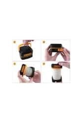 21291  Tekne Için Usb Şarj Özellikli Solar Akordeon Beyaz Led Lamba - 2