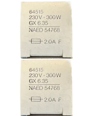 Osram 64515 300W GX6.35 Duylu Halojen Projektör Lambası (2 Adet) - 1