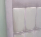 Başlık 90309 DK Çift Kişi 150 Tay Tüyü Kumaş Windows Model Açık Lila Krem Renk - 1