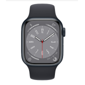 Apple Watch Series 8 Gps + Cellular 41MM Midnight Aluminium Case With Midnight Sport Band - Regular MNHV3TU/A - 1