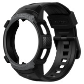 Spigen Samsung Galaxy Watch 4 Classic (42mm) ile Uyumlu Kılıf Rugged Armor Black - ACS03833 - 2