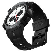 Spigen Samsung Galaxy Watch 4 Classic (42mm) ile Uyumlu Kılıf Rugged Armor Black - ACS03833 - 5